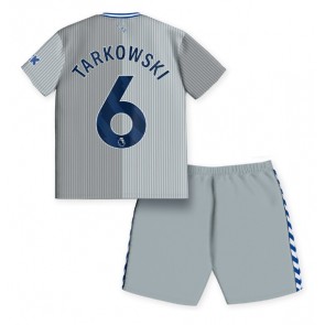 Everton James Tarkowski #6 Koszulka Trzecich Dziecięca 2023-24 Krótki Rękaw (+ Krótkie spodenki)
